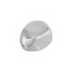 Acrylic Bead UV Plated Irregular 29.3x36mm/23.6mm Ø3.5mm