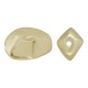 Perle Acrylique Plaquée UV Irrégulière 29.3 x 36 Mm/23.6 mm Ø3.5 mm