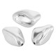 Acrylic Bead UV Plated Irregular 23x35.9mm/17.4mm Ø2.8mm