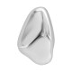 Perle Acrylique Plaquée UV Irrégulière 23 x 35.9 Mm/17.4 mm Ø 2.8 mm