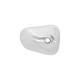 Acrylic Bead UV Plated Irregular 23x35.9mm/17.4mm Ø2.8mm