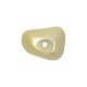 Perle Acrylique Plaquée UV Irrégulière 23 x 35.9 Mm/17.4 mm Ø 2.8 mm