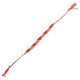Woven Friendship Bracelet with Geometric Pattern Salmon 10mm