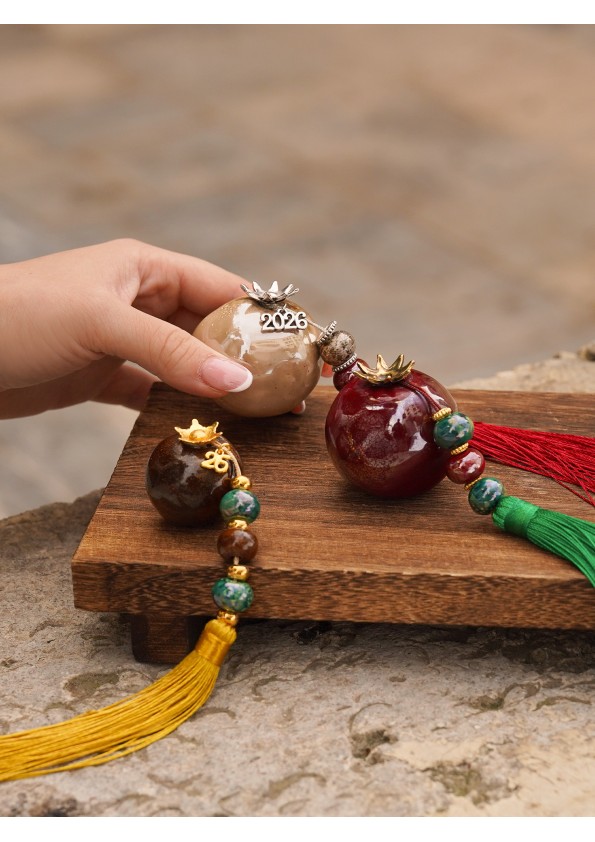 Porte-Bonheur en Zamak « 2026 » 18 x 8 mm - Nikolis Group