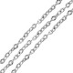 Cadena de acero tipo Figaro 8 x 11 mm/2 mm