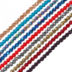 Crystal Bead Faceted 2mm (190-200pcs)