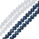 Γυάλινη Χάντρα Κρυσταλλάκι Πολυεδρική 6mm/4mm (80τμχ)