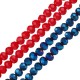 Γυάλινη Χάντρα Κρυσταλλάκι Πολυεδρική 6mm/4mm (80τμχ)