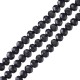 Perline di Cristallo SFaccettate 6 mm/4 mm (80 Pezzi)