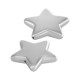 Acrylic Slider Star 40x39mm/8mm Ø1.7mm