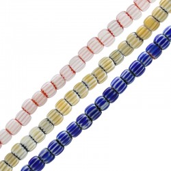 Cuenta de vidrio estilo Murano 7 x 6 mm (70 unidades)