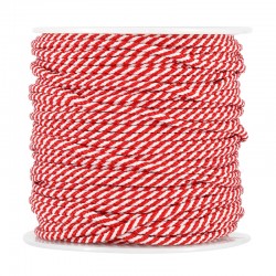 Cordon torsadé en polyester rond 2 mm (~20 m)