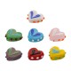 Murano Style Bead Heart Flat 17x14mm/6mm Ø1.5mm