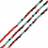Rojo/ Negro/ Azul Claro