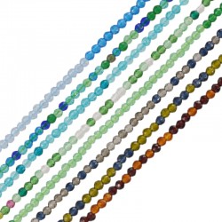 Perle en Cristal de Verre Facettée 2 mm Ø0.7 mm ~36 cm