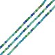 Γυάλινη Χάντρα Κρυσταλλάκι Πολυεδρική 2mm Ø0.7mm ~36cm