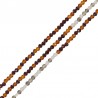 Marron/ Blanc/ Gris