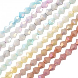 Perle de Cristal en Verre Cône 8 x 7.5 mm ~38 cm