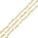 Perle en Cristal de Verre Facettée 4.5 mm