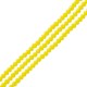 Perle de Verre Ronde Facettée 3 x 2.5 mm (138 pièces)