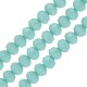 Cuentas de vidrio Redondas facetadas de 8 x 5 mm (60 unidades)
