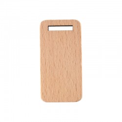 Pendentif en Bois Rectangulaire 28 x 55 mm/5 mm