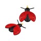Pendentif PU Coccinelle 8 cm
