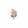 Chapado en Oro de 24 Quilates/ 0,12 µm/ Rosa/ Verde/ Cristal