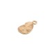 Enameled Zamak Charm Avocado 9.2x17.7mm