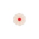 Pearl ABS Bead Daisy 10mm/3.7mm Ø1.5mm