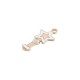 Enameled Zamak Pendant Wand Star 13x28mm