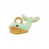18K Gold/ Mint/ Black