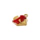 Colgante de Acero Inoxidable 304 Pez con Esmalte 12.4x12mm/ 4x1mm