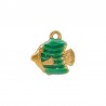 18k Gold/ Green