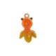 Colgante de Acero Inoxidable 304 Pez con Esmalte 14x25.3mm/3mm
