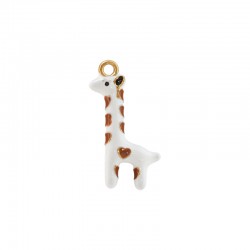 Enameled Stainless Steel 304 Giraffe 11.3x25mm/4mm