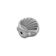 Perle Coquillage en Acier Inoxydable 304 7,1 mm/4,4 mm Ø0,8 mm