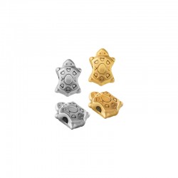 Perle Tortue en Acier Inoxydable 304 8,5 x 5,9 mm/4,2 mm Ø1,4 mm