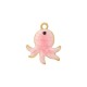 Enameled Stainless Steel 304 Charm Octapus 10.5x12.5mm/2.6mm