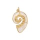 Enameled Stainless Steel 304 Pendant Shell 17x28mm