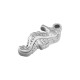 Charm Hippocampe en Acier Inoxydable 304 9,5 x 20 mm