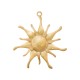 Stainless Steel 304 Pendant Sun Flower32.5x36mm