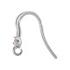 Crochet d'oreille en acier inoxydable 304 13,2 x 13,9 mm/3,3 mm