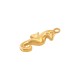 Charm Hippocampe en Acier Inoxydable 304 6,25 x 16,9 mm/2,85 mm