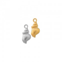Breloque Coquillage en Acier Inoxydable 304 5,5 x 12,38 mm/3,8 mm