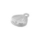 Stainless Steel 304 Charm Shell 7.7x9.3mm/2.3mm