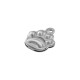 Stainless Steel 304 Charm Paw 10x12mm/3.1mm