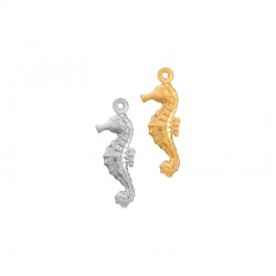 Charm Hippocampe en Acier Inoxydable 304 7 x 18 mm/3.43 mm