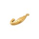 Stainless Steel 304 Charm Shrimp 9.5x17mm/3.43mm
