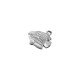 Stainless Steel 304 Charm Fish 12x11mm/4.2mm